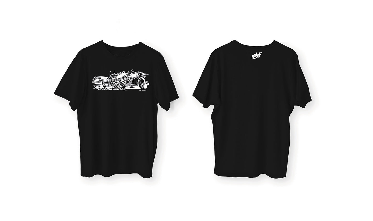 Crash Shirt schwarz/weiss
