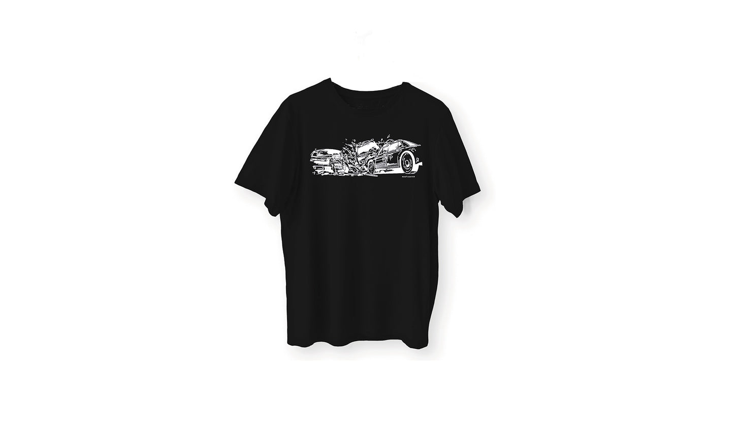 Crash Shirt schwarz/weiss