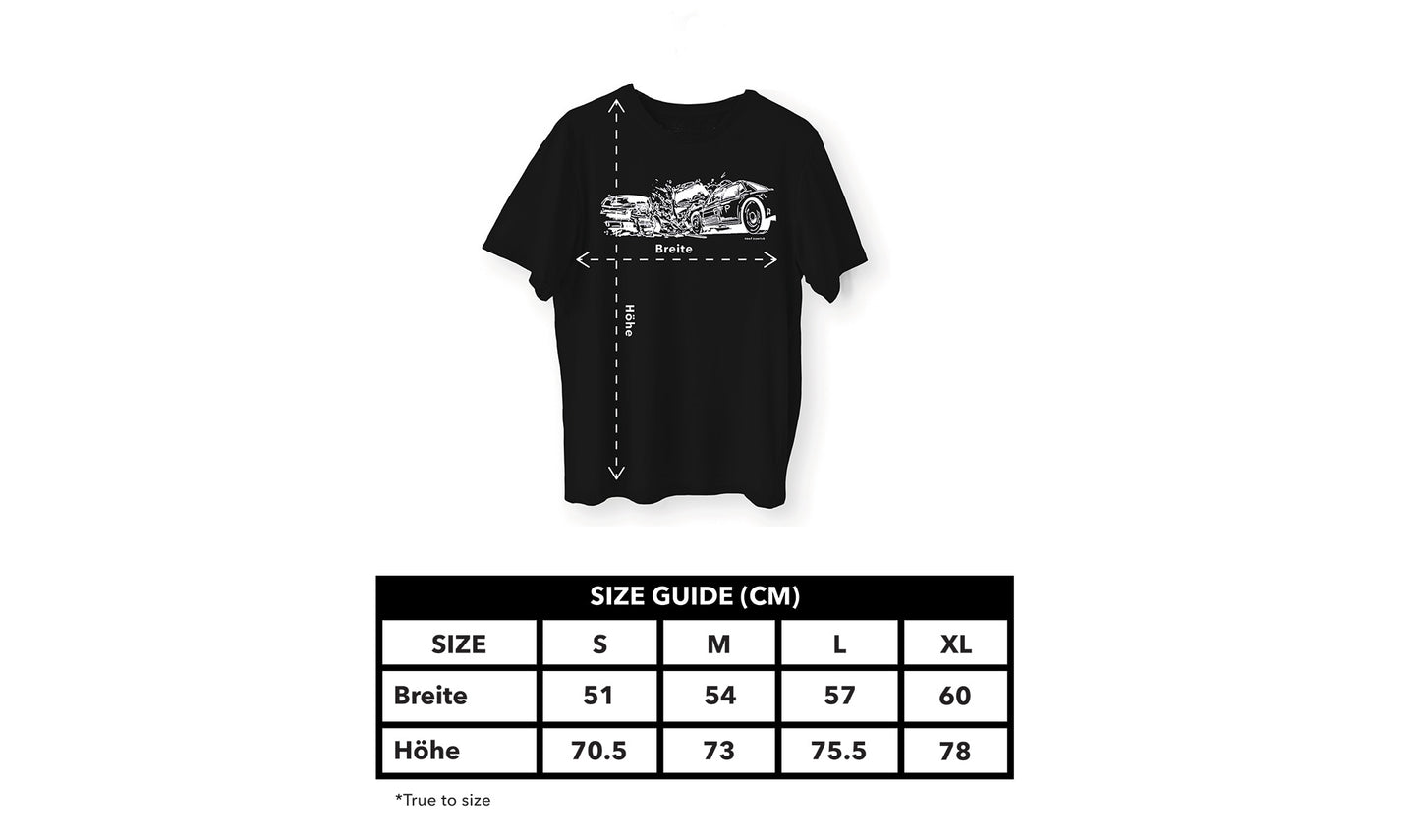 Crash Shirt schwarz/weiss
