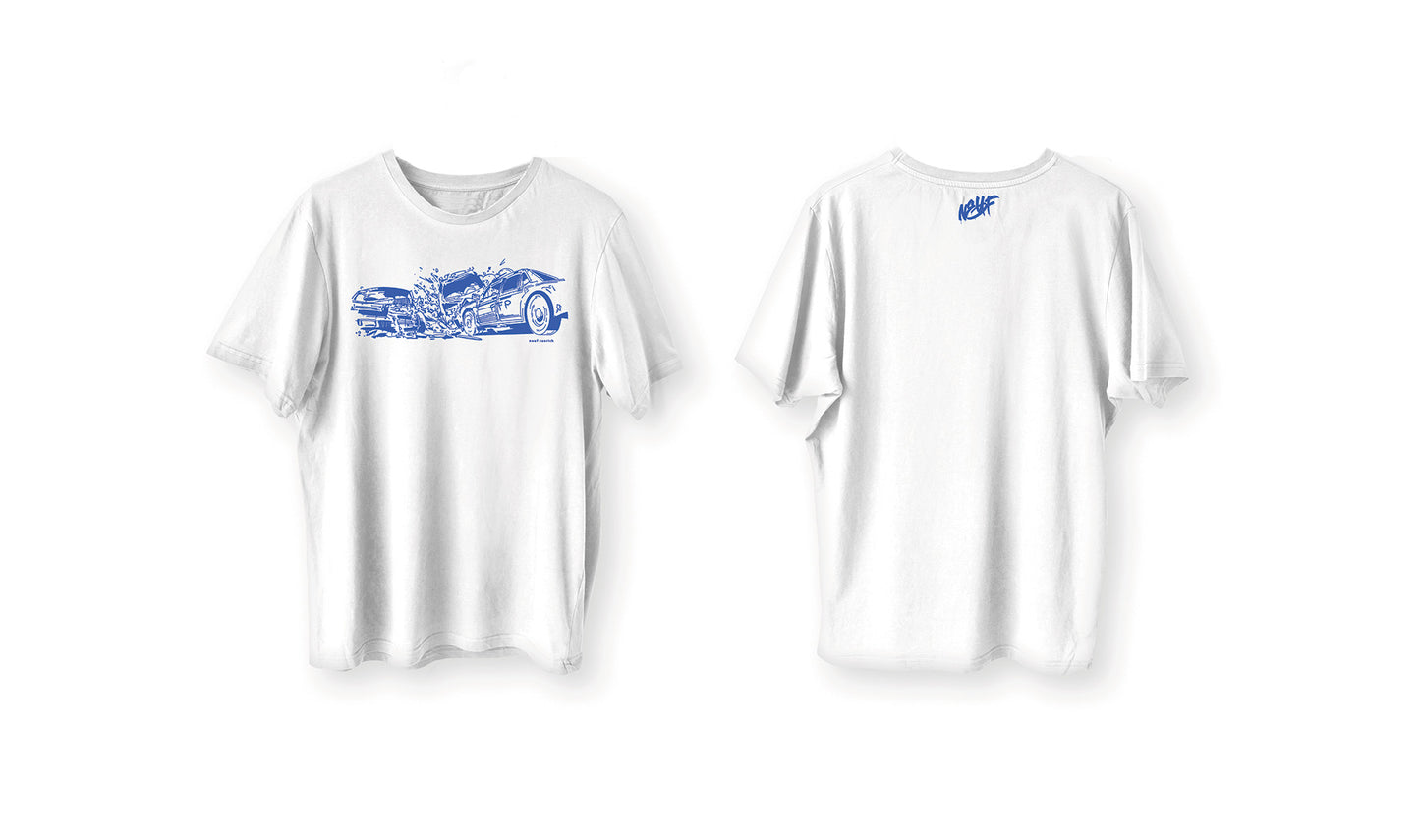 Crash Shirt weiss/blau