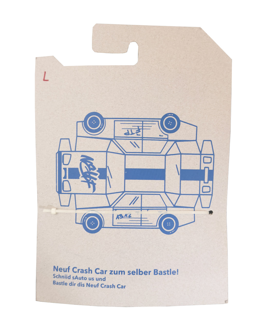 Crash Shirt weiss/blau