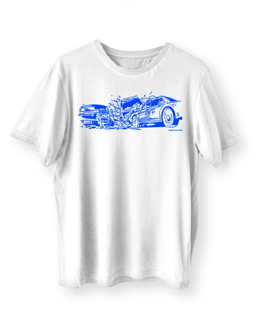 Crash Shirt weiss/blau