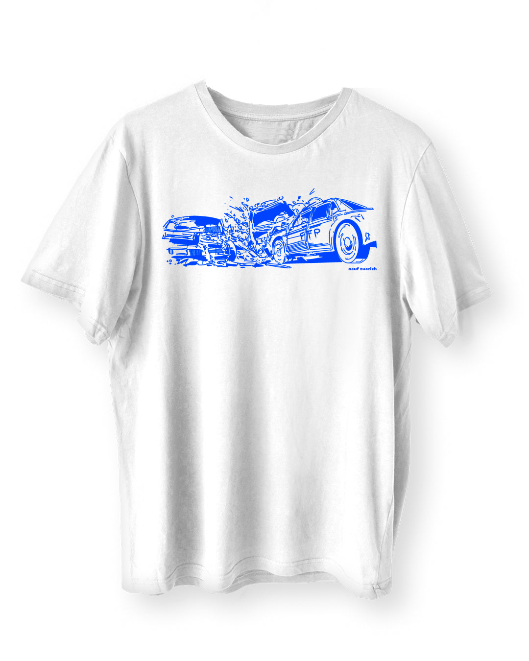 Crash Shirt weiss/blau