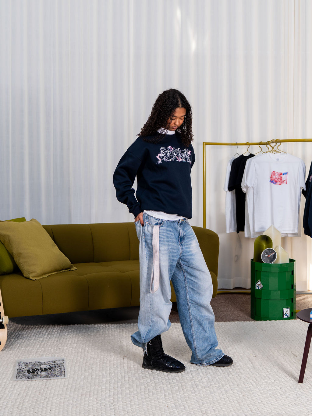 Neuf Too Fast Sweater – Navy Blue